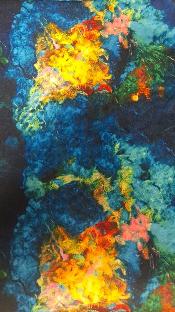 Camiseta manga rodada en punto