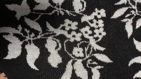 Cardigan jacquard lurex