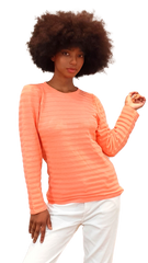 Buzo acanalado manga larga