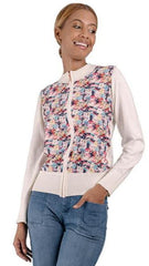 Buzo estampado con cremallera