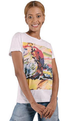 Camiseta básica estampada