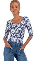 Camiseta escote collarines