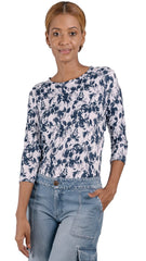 Camiseta manga 3/4 estampada