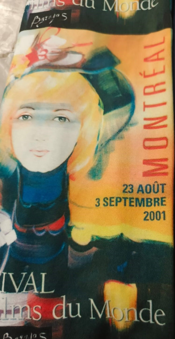 Camiseta estampada manga globo