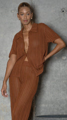 Camisa Asia tejida calada