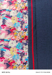 cardigan abierto estampado