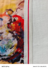 cardigan abierto estampado