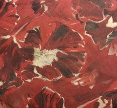 Falda estampada cruzada en lino